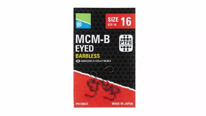Preston MCM-B Eyed Hooks Size 12 3 Preston MCM-B Eyed Hooks Size 12