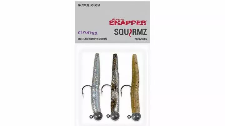 KORUM Snapper Buoyant Squirmz Natural 5cm 5g 3 KORUM Snapper Buoyant Squirmz Natural 5cm 5g