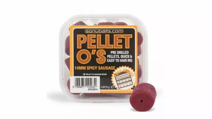 Sonubaits Pellet O's Spicy Sausage 14mm 3 Sonubaits Pellet O's Spicy Sausage 14mm