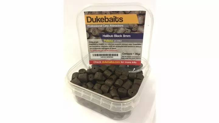 Dukebaits Pellets Pre-Drilled 8mm Black 3 Dukebaits Pellets Pre-Drilled 8mm Black