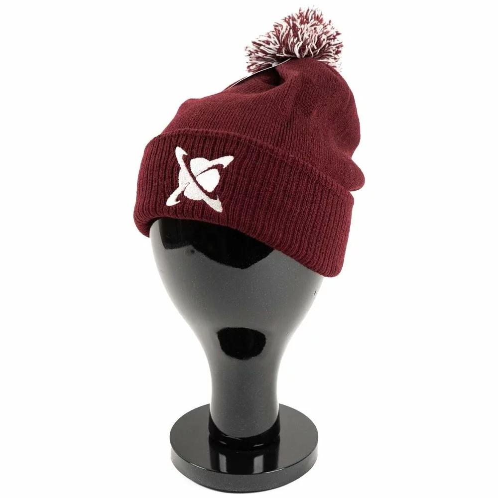 CC Moore Burgundy Bobble Hat 2022 4 CC Moore Burgundy Bobble Hat 2022 - Afbeelding 2