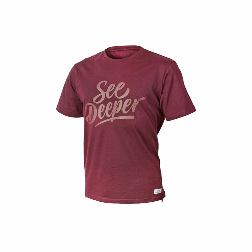 Fortis Eyewear T-Shirt 'See Deeper' (Maroon) OP=OP 4 Fortis Eyewear T-Shirt 'See Deeper' (Maroon) OP=OP - Afbeelding 2