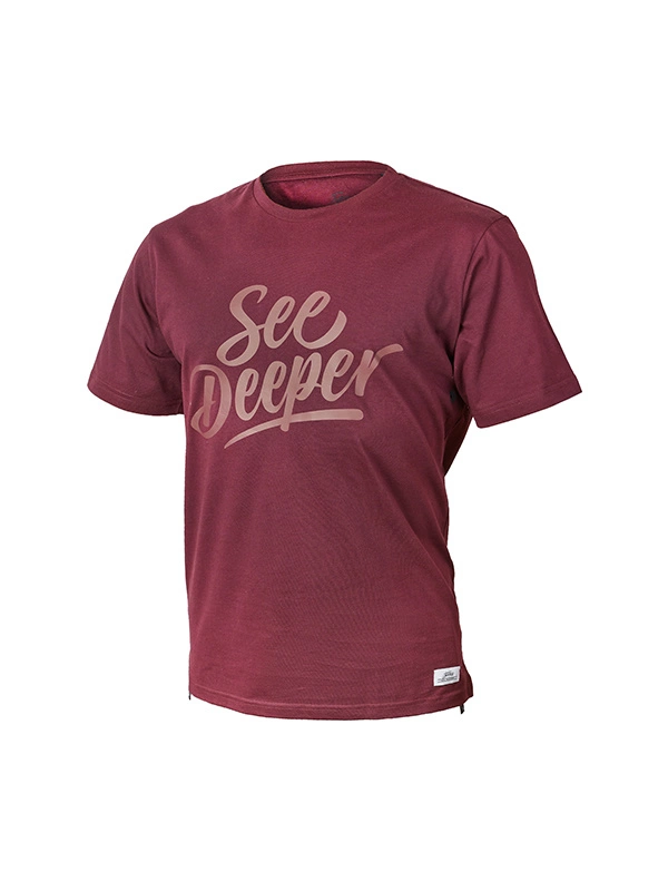 Fortis Eyewear T-Shirt 'See Deeper' (Maroon) OP=OP 3 Fortis Eyewear T-Shirt 'See Deeper' (Maroon) OP=OP