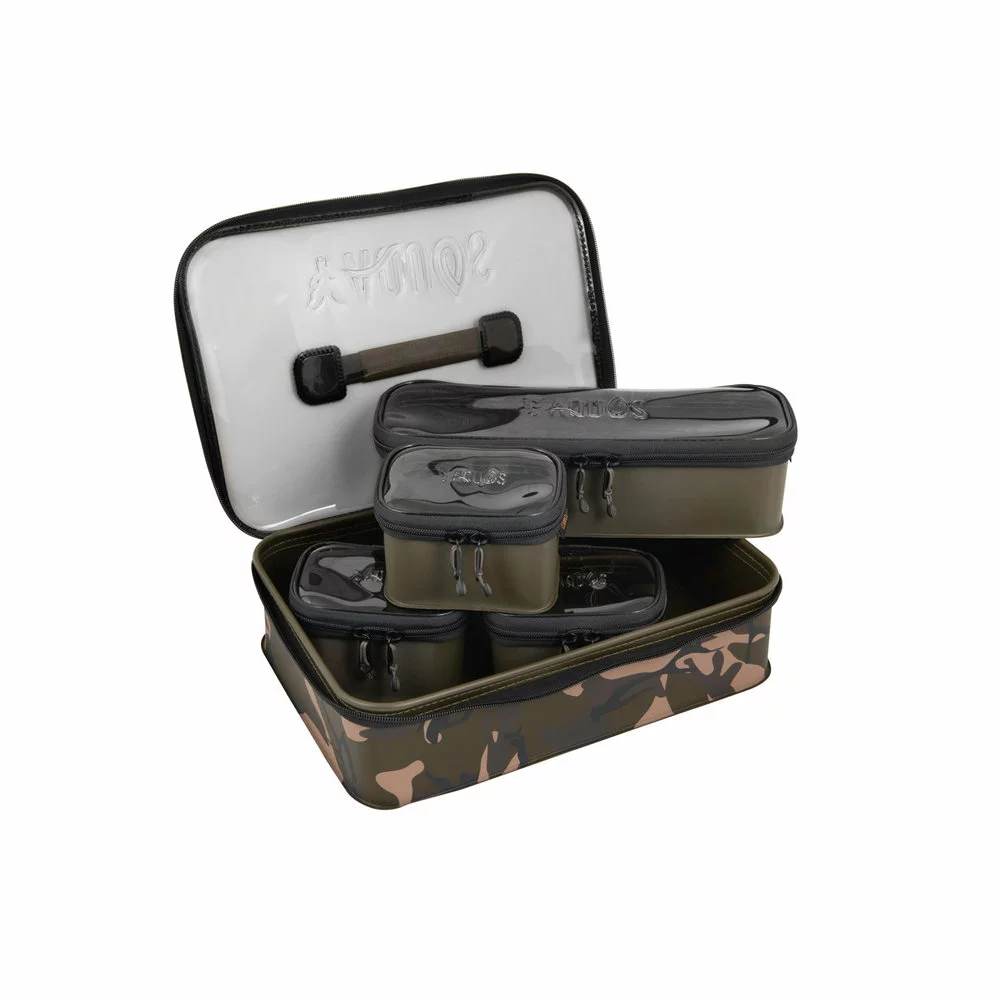 Fox Aquos Camo Accessory Bag System (4+1) 4 Fox Aquos Camo Accessory Bag System (4+1) - Afbeelding 2