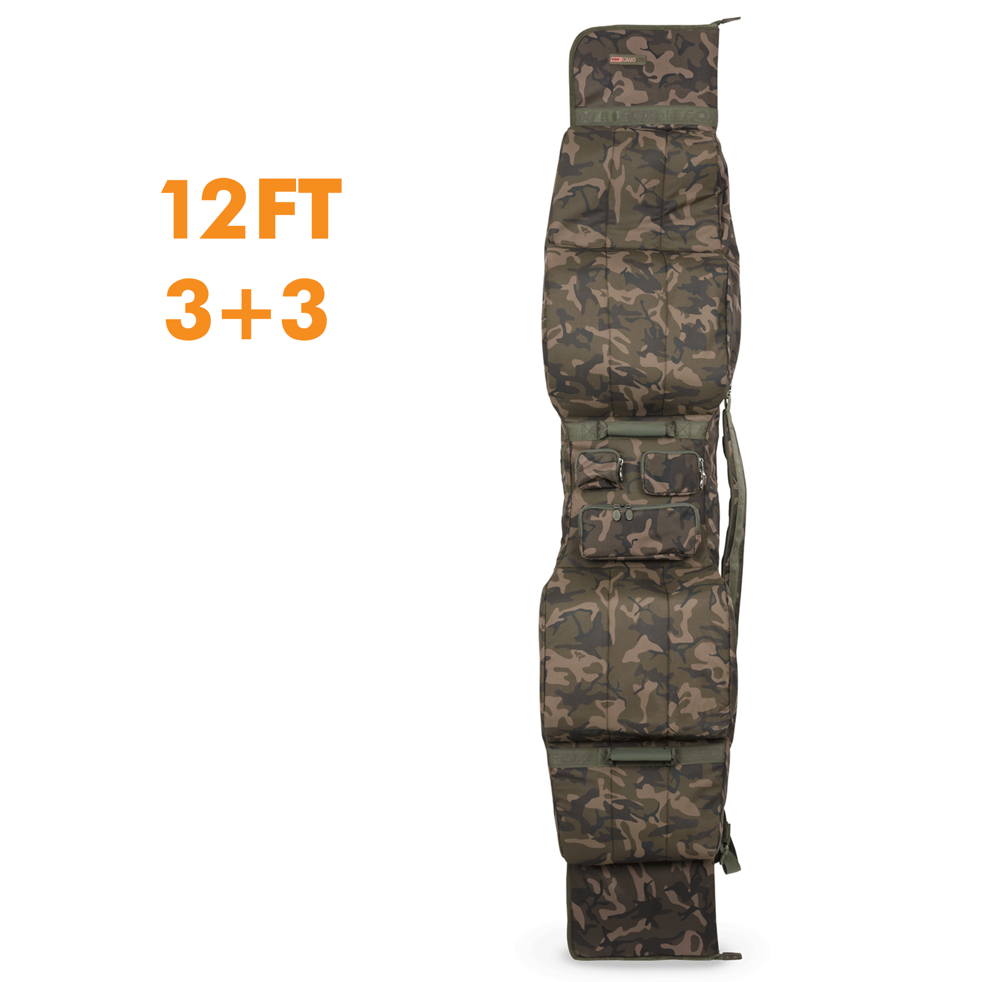 Fox Camolite 3+3 Rod Holdall (12ft) | Foudraal 3 Fox Camolite 3+3 Rod Holdall (12ft) | Foudraal
