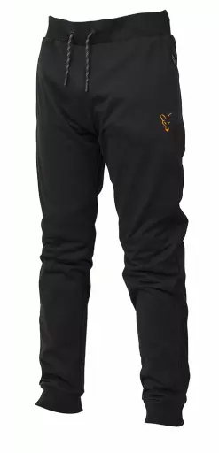 Fox Collection Black / Orange 'Lightweight' Joggers