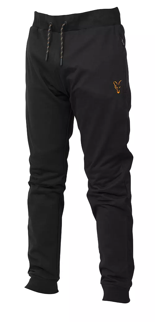 Fox Collection Black / Orange 'Lightweight' Joggers 3 Fox Collection Black / Orange 'Lightweight' Joggers