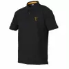 Fox Collection Black / Orange Polo Shirt -Roofvis Winkel fox collection black orange polo shirt