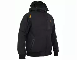 Fox Collection Black / Orange Shell Hoodie - MEDIUM