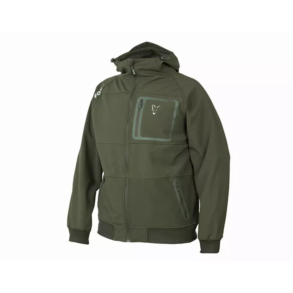 Fox Collection Green / Silver Shell Hoodie 4 Fox Collection Green / Silver Shell Hoodie - Afbeelding 2