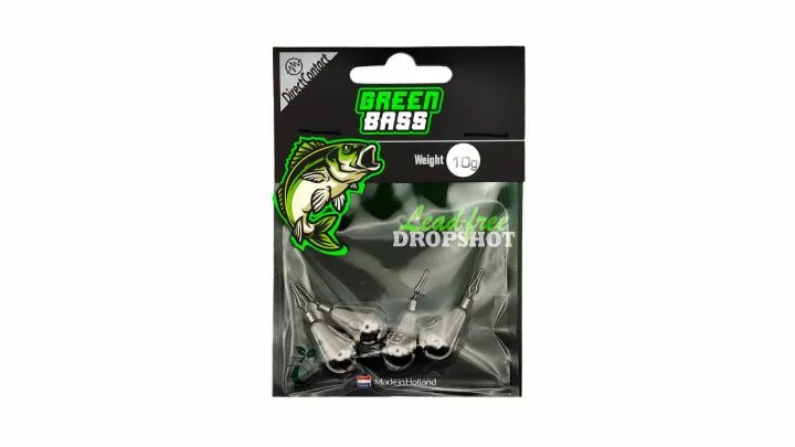 Green Bass Fishing Dropshot 10 Gram 4st 3 Green Bass Fishing Dropshot 10 Gram 4st