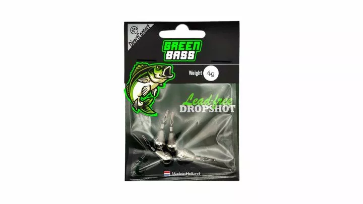 Green Bass Fishing Dropshot 4 Gram 4st 3 Green Bass Fishing Dropshot 4 Gram 4st