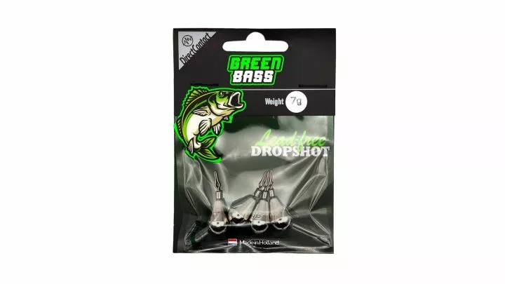 Green Bass Fishing Dropshot 7 Gram 4st 3 Green Bass Fishing Dropshot 7 Gram 4st
