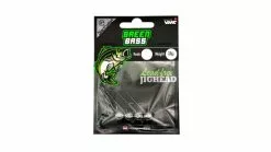 Green Bass Fishing Jighead 1/0 3gr 4st