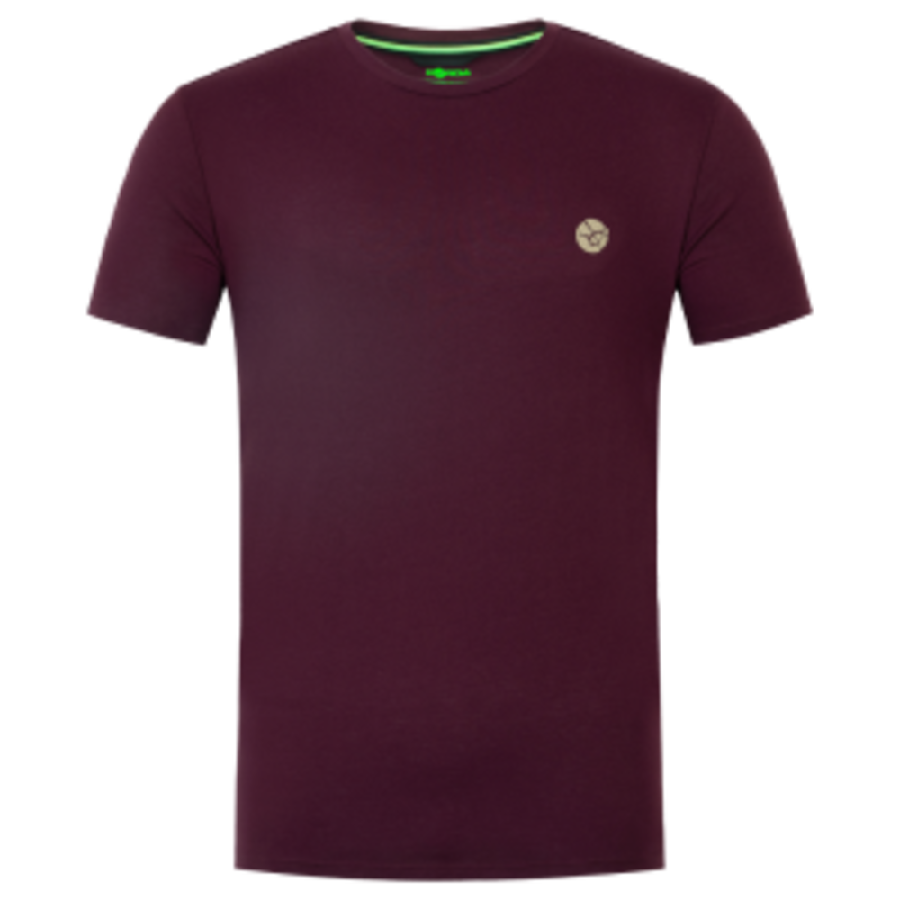 KORDA LE Split Tee Burgundy | T-Shirt 4 KORDA LE Split Tee Burgundy | T-Shirt - Afbeelding 2