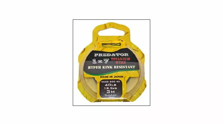 Spro Predator Titanium Wire 1x7 40lb 3m 3 Spro Predator Titanium Wire 1x7 40lb 3m