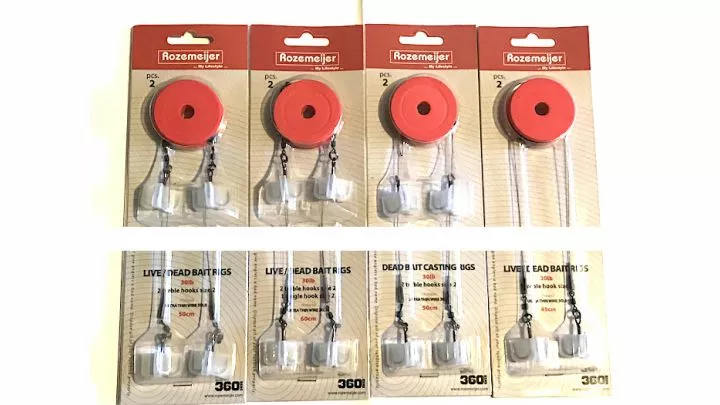 Rozemeijer Live/Deadbait Rigs 30lb 2Trebles/1S 3 Rozemeijer Live/Deadbait Rigs 30lb 2Trebles/1S