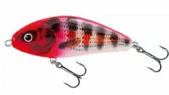 Salmo Fatso 10cm Floating Holo Red Head Striper