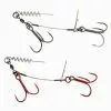 Savage Gear Corkscrew Stinger Double #3/0 2 Savage Gear Corkscrew Stinger Double #3/0 -Roofvis Winkel savage gear corkscrew stinger 39kg