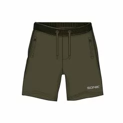 Sonik Green Fleece Shorts