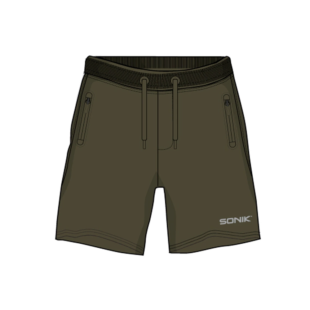 Sonik Green Fleece Shorts 3 Sonik Green Fleece Shorts