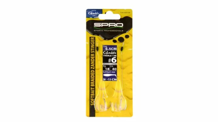 Spro Braided Zander Stinger 6,5cm #6 3 Spro Braided Zander Stinger 6,5cm #6