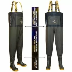 VASS Hybrid 700 Khaki / Black Chest Wader